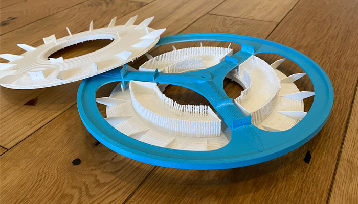 3D打印空气净化自行车车轮